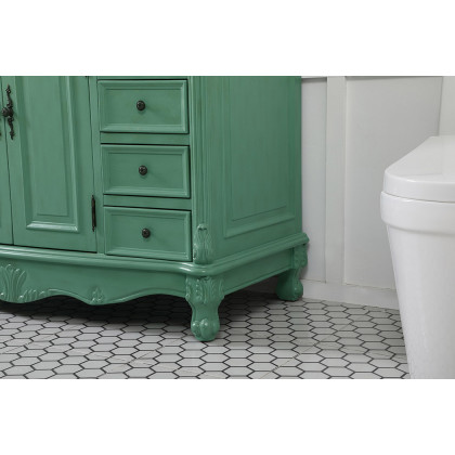 Elegant 48" Single Bathroom Vanity Set - Vintage Mint (VF-1039VM)