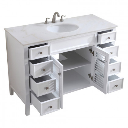 Elegant - Cape Cod 48" Wide Single Bathroom Vanity Set (VF-1041)