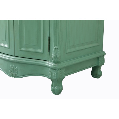 Elegant Windsor 60" Wide Double Vanity Set - Vintage Mint (VF-1049VM)