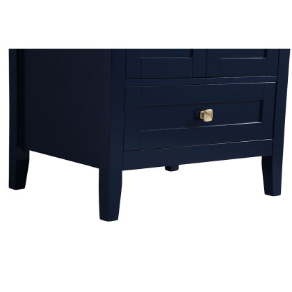 Elegant Single Bathroom Vanity Set - Blue (VF-2001BL)