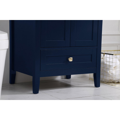 Elegant Single Bathroom Vanity Set - Blue (VF-2001BL)