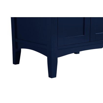 Elegant Mod 24" Free Standing Single Bathroom Vanity Set - Blue (VF-2003BL)
