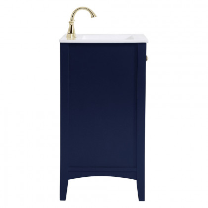 Elegant Mod 24" Free Standing Single Bathroom Vanity Set - Blue (VF-2003BL)