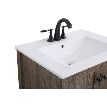 Elegant Mod 24" Free Standing Single Bathroom Vanity Set - Wooden (VF-2004)