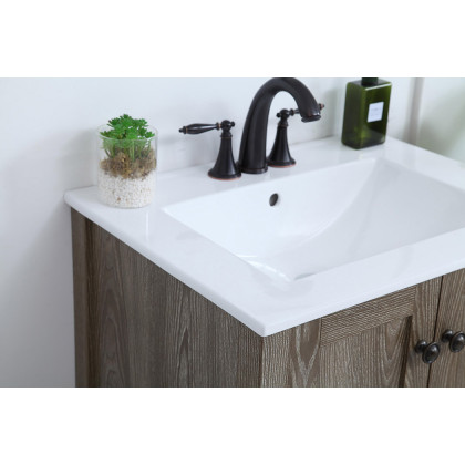 Elegant Mod 24" Free Standing Single Bathroom Vanity Set - Wooden (VF-2004)