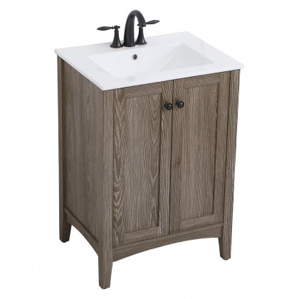 Elegant Mod 24" Free Standing Single Bathroom Vanity Set - Wooden (VF-2004)