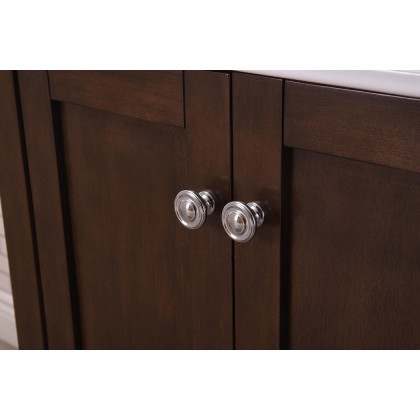 Elegant Mod 24" Free Standing Single Bathroom Vanity Set - Brown (VF-2007)