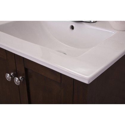 Elegant Mod 24" Free Standing Single Bathroom Vanity Set - Brown (VF-2007)