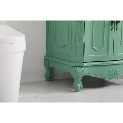 Elegant Danville Vanity Sink Set - Vintage Mint, L 27" (VF10127VM)