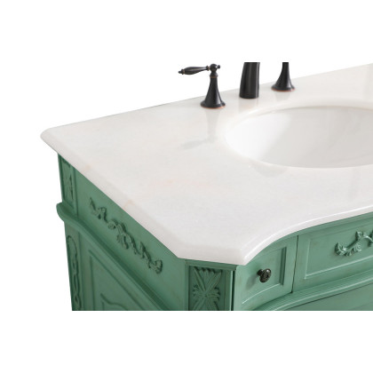 Elegant Danville Vanity Sink Set - Vintage Mint, L 36" (VF10136VM)