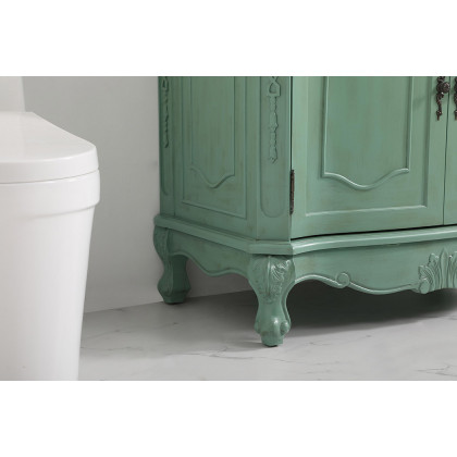 Elegant Danville Vanity Sink Set - Vintage Mint, L 36" (VF10136VM)