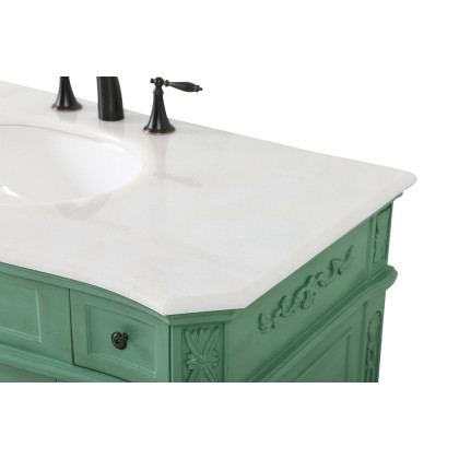 Elegant Danville Wide Vanity Set - Vintage Mint, L 42" (VF10142VM)