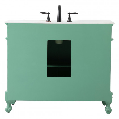 Elegant Danville Wide Vanity Set - Vintage Mint, L 42" (VF10142VM)