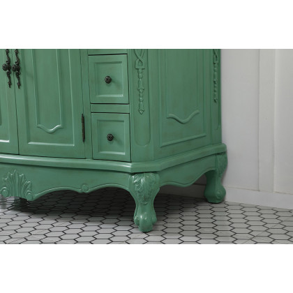 Elegant Danville Wide Vanity Set - Vintage Mint, L 42" (VF10142VM)