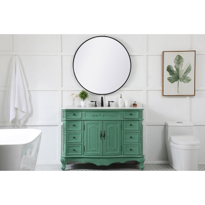 Elegant Danville Wide Vanity Set - Vintage Mint, L 48" (VF10148VM)