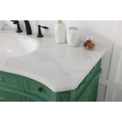 Elegant Danville Wide Vanity Set - Vintage Mint, L 48" (VF10148VM)