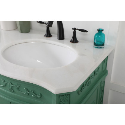 Elegant Danville Double Vanity Sink Set - Vintage Mint (VF10160DVM)