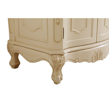 Elegant Danville Double Vanity Sink Set - Light Antique Beige (VF10172DLT)