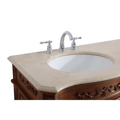 Elegant Danville Double Vanity Sink Set - Teak (VF10172DTK)