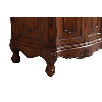 Elegant Danville Double Vanity Sink Set - Teak (VF10172DTK)