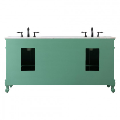 Elegant Danville Double Vanity Sink Set - Vintage Mint (VF10172DVM)