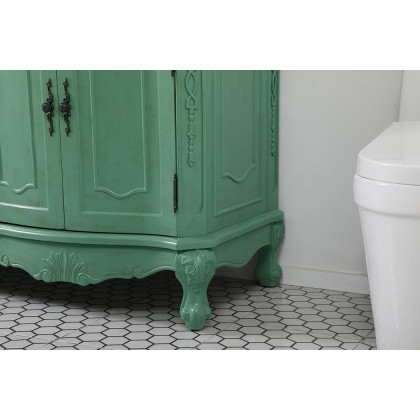 Elegant Danville Double Vanity Sink Set - Vintage Mint (VF10172DVM)