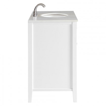 Elegant Cape Cod 36" Free Standing Single Bathroom Vanity Set - White (VF10436WH)