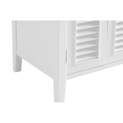 Elegant Cape Cod 36" Free Standing Single Bathroom Vanity Set - White (VF10436WH)