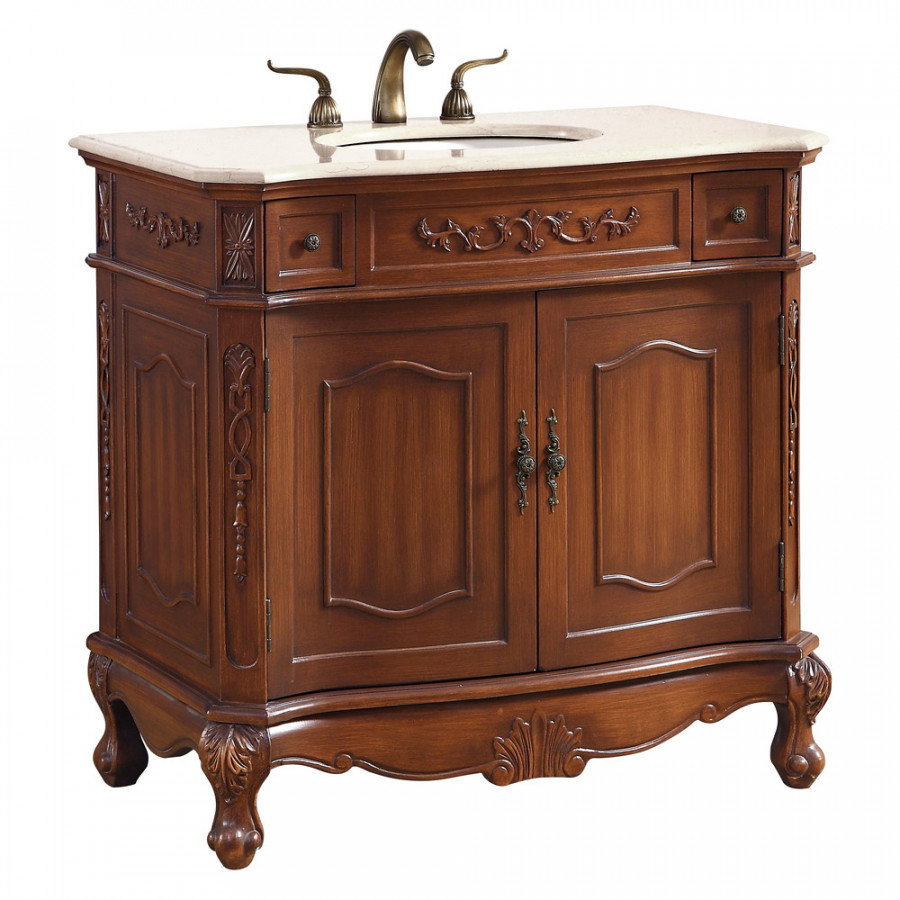 Elegant - Danville 36" Wide Single Bathroom Vanity Set (VF10536BR)