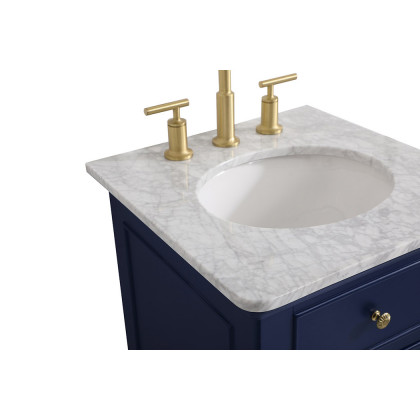Elegant Otto 19" Single Bathroom Vanity Set - Blue (VF12319BL)