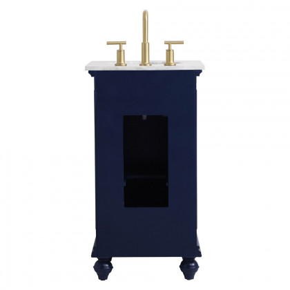 Elegant Otto 19" Single Bathroom Vanity Set - Blue (VF12319BL)