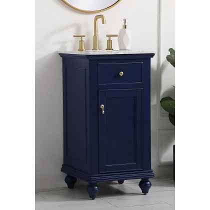 Elegant Otto 19" Single Bathroom Vanity Set - Blue (VF12319BL)