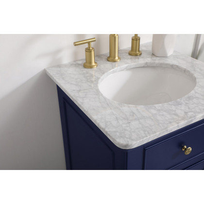 Elegant Otto 19" Single Bathroom Vanity Set - Blue (VF12319BL)