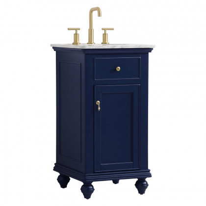 Elegant Otto 19" Single Bathroom Vanity Set - Blue (VF12319BL)