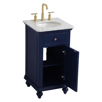 Elegant Otto 19" Single Bathroom Vanity Set - Blue (VF12319BL)