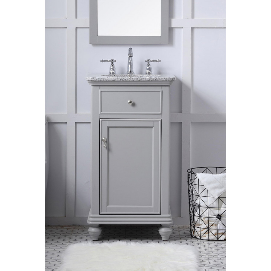 Elegant Otto 19" Single Bathroom Vanity Set - Gray (VF12319GR)