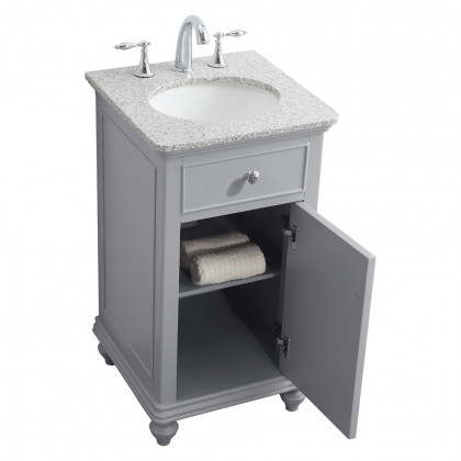Elegant Otto 19" Single Bathroom Vanity Set - Gray (VF12319GR)