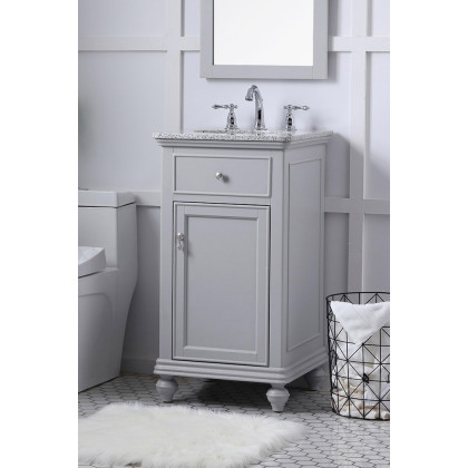 Elegant Otto 19" Single Bathroom Vanity Set - Gray (VF12319GR)