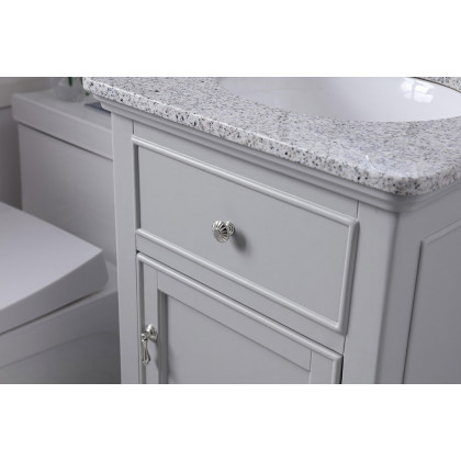 Elegant Otto 19" Single Bathroom Vanity Set - Gray (VF12319GR)