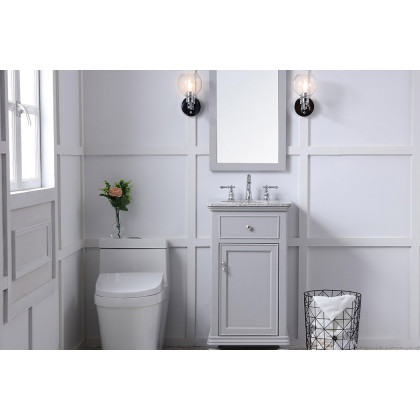 Elegant Otto 19" Single Bathroom Vanity Set - Gray (VF12319GR)