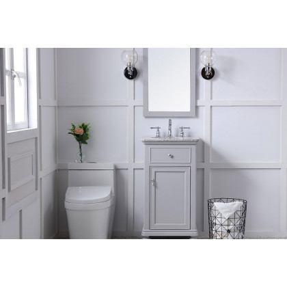 Elegant Otto 19" Single Bathroom Vanity Set - Gray (VF12319GR)