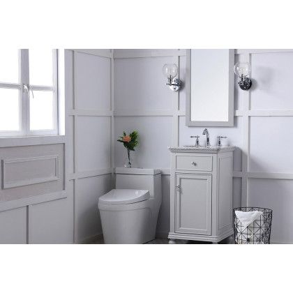 Elegant Otto 19" Single Bathroom Vanity Set - Gray (VF12319GR)