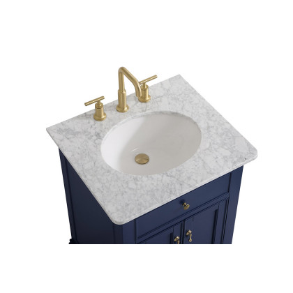 Elegant Otto 24" Single Bathroom Vanity Set - Blue (VF12324BL)
