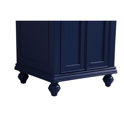 Elegant Otto 24" Single Bathroom Vanity Set - Blue (VF12324BL)