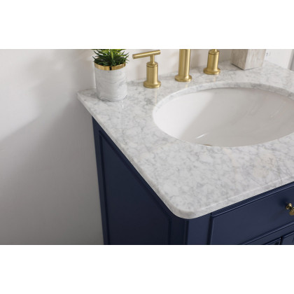 Elegant Otto 24" Single Bathroom Vanity Set - Blue (VF12324BL)