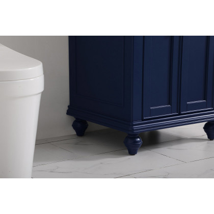 Elegant Otto 24" Single Bathroom Vanity Set - Blue (VF12324BL)