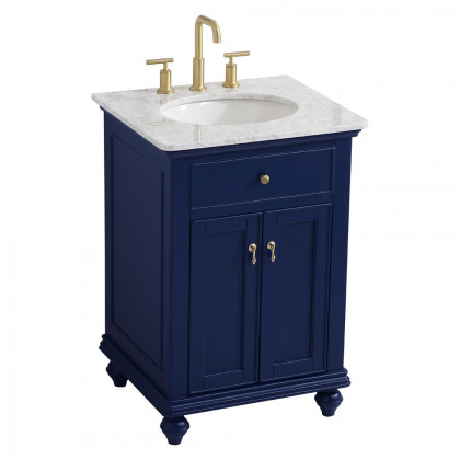 Elegant Otto 24" Single Bathroom Vanity Set - Blue (VF12324BL)