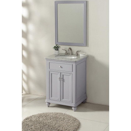 Elegant Otto 24" Single Bathroom Vanity Set - Gray (VF12324GR)