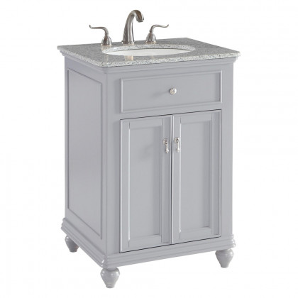 Elegant Otto 24" Single Bathroom Vanity Set - Gray (VF12324GR)