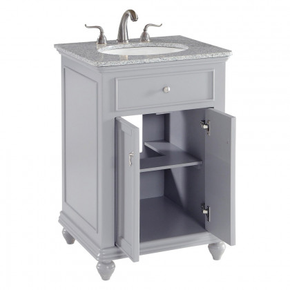 Elegant Otto 24" Single Bathroom Vanity Set - Gray (VF12324GR)